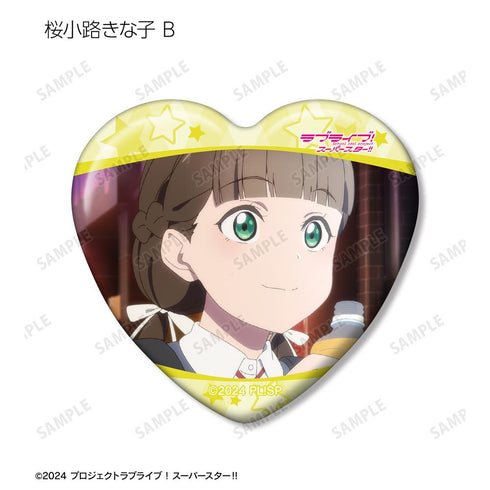 『ラブライブ!スーパースター!!』トレーディング 桜小路きな子オンリー 場面写ハート型缶バッジ(単位/BOX)